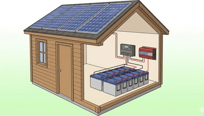 Автономная солнечная электростанция